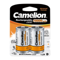 CAMELION - 2 x D 10000mAh 低自放 可充電電池 