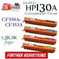 Monster HP 130A Set (1套4個特惠裝) CF350A , CF351A , CF352A , CF353A