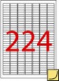 SMART LABEL 多用途A4標籤紙(白色) 2500 (25.4 x 8.5mm)歐洲製造 (100張裝)