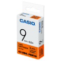 CASIO XR-9FOE 螢光標籤帶 螢光橙底黑字 (9mm X 5.5m)