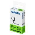 CASIO XR-9FGN 螢光標籤帶 螢光綠底黑字 (9mm X 5.5m)