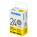 CASIO XR-24JYW 磁力標籤帶 (24mm) 黃底黑字