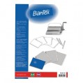 Bantex A4 紙質全白色 釘裝用分類紙 5格