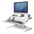Fellowes Lotus Sit -Stand Workstation Desk (WHITE) 0009901