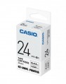 CASIO XR-24X1 顏色標籤帶 (24mm) 透明底黑字