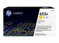 HP 653A 黃色 LaserJet 碳粉盒 (CF322A)