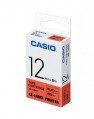 CASIO XR-12RD1 顏色標籤帶 (12mm) 紅底黑字