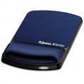 Fellowes 9175401 Mouse Pad + Wrist Rest Gel Lycra Sapphire
