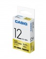 CASIO XR-12GD1 顏色標籤帶 (12mm) 金底黑字