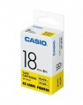 CASIO XR-18YW1 顏色標籤帶 (18mm) 黃底黑字