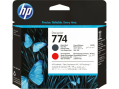 HP P2V97A 774 噴墨 消光黑/ 紅色 Matte Black/Chromatic Red DesignJet Printhead