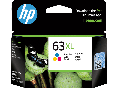 HP 63 高打印量三色原廠墨盒 High Yield Tri-color Original Ink Cartridge F6U63AA