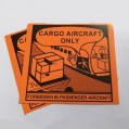 CARGO AIRCRAFT ONLY LABEL (每包100個).