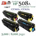 Monster HP 508A Set (CF360A-CF363A) 代用碳粉 Toner 一套