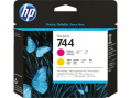 HP F9J87A 744 噴墨 洋紅色 / 黃色 Magenta/Yellow DesignJet Printhead