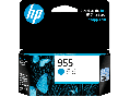 HP 955 綻藍色原廠墨水盒  Cyan Original Ink Cartridge L0S51AA