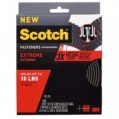 3M Scotch® 6761 超強力魔術貼(蘑菇搭扣設計) - 黑色<戶外用> * 1包4卷