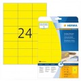 4466-德國 Herma A4/20 黃色標籤 Special Yellow Label 70x37 mm (24/480)