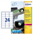 Avery Laser Label Heavy Duty 45.7x21.2mm 48 Per Sheet White (Pack of 960) L4778-20