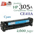Monster HP 305A Cyan (CE411A) 藍色代用碳粉 Toner