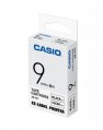 CASIO XR-9X1 標籤帶 透明底黑字 (9mm X 8m)