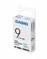 CASIO XR-9WEB1 標籤帶 白底藍字 (9mm X 8m)