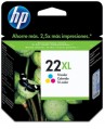 HP 22XL 三色噴墨列印墨盒 (C9352CA)