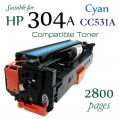 Monster HP 304A Cyan (CC531A) 藍色代用碳粉 Toner
