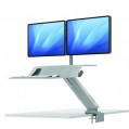Fellowes Lotus RT sit-Stand Workstation White Dual 8081801