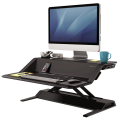 Fellowes Lotus Sit -Stand Workstation Desk (BLACK) 0007901