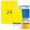 4406-德國 Herma A4/100 黃色標籤 Special Yellow Label 70 x 37 mm (24/2400)