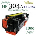Monster HP 304A Yellow (CC532A) 黃色代用碳粉 Toner