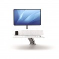 Fellowes Lotus RT sit-Stand Workstation White Single 8081701