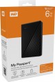 WD My Passport 2.5″ 可攜式儲存裝置 6TB (黑、紅、藍、白) 4色可選 WDBR9S0060BBK