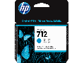 HP 712 DesignJet 29毫升 墨水盒 (3色可選)