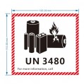 UN 3480 危險品LABEL (每包100個)