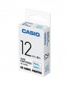 CASIO XR-12WEB1 顏色標籤帶 (12mm) 白底藍字