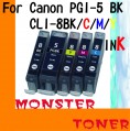 Monster PGI-5黑色,C/M/Y彩色 1個裝