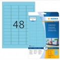 4368-德國 Herma A4/20 藍色標籤 Special Blue Label 45.7 x 21.2 mm (48/960)