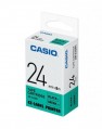 CASIO XR-24GN1 顏色標籤帶 (24mm) 綠底黑字