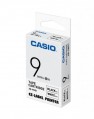CASIO XR-9WE1 標籤帶 白底黑字 (9mm X 8m)