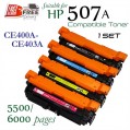 Monster HP 507A Set (CE400A-CE403A) 高容量代用碳粉 Toner 一套