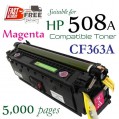 Monster HP 508A Magenta (CF363A) 紅色代用碳粉 Toner 一支