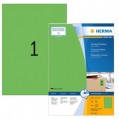 4404 - 德國 Herma A4 100 張裝綠色標籤 Special Label Green 210x297mm (1/100)
