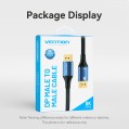 Vention DisplayPort 1.4 Cable 8K@60Hz/ 4K@144Hz 1080P@240Hz 藍色 (1-5M) 