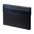 LIHIT LAB A-5092 A4 型格單層文件夾盒(黑色) *1箱6個